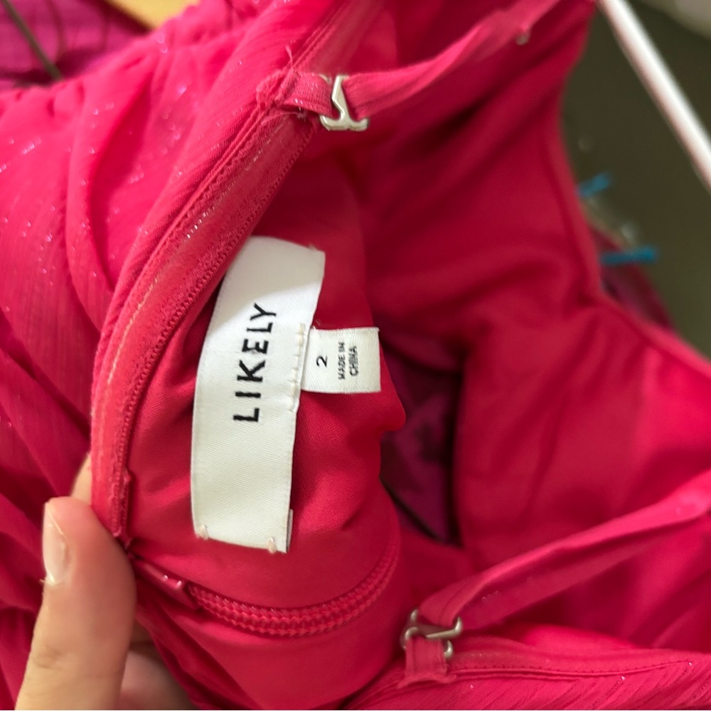 Likely Clea Gown in Raspberry - Picture 4 of 5